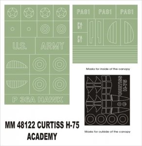 Montex MM48122 Curtiss H-75 ACADEMY