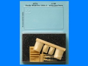 Aires 4274 Focke Wulf Fw 190A-3 wing gun bays 1/48 Hasegawa