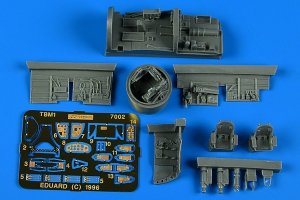 Aires 7002 TBM AVENGER cockpit set Hasegawa 1/72