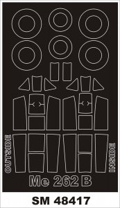 Montex SM48417 Me 262B HOBBY BOSS