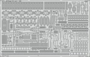 Eduard 53311 USS Ranger CV-4 part 1 TRUMPETER 1/350