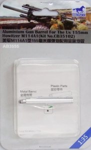 Bronco AB3555 M114A1 US 155mm Howitzer Aluminium Gun Barrel 1/35