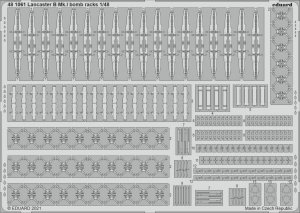 Eduard 481061 Lancaster B Mk.I bomb racks HKM 1/48