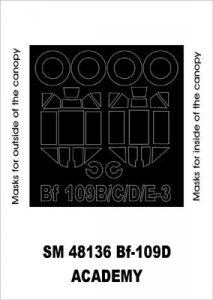 Montex SM48136 Bf-109D ACADEMY