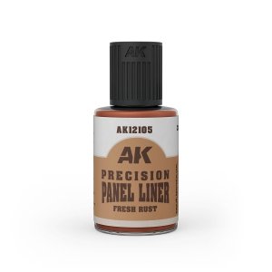 AK Interactive AK12105 FRESH RUST - PRECISION PANEL LINER 30ml