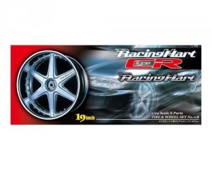 Aoshima 00556 Felgi + Opony Racing Hart Type C 1:24