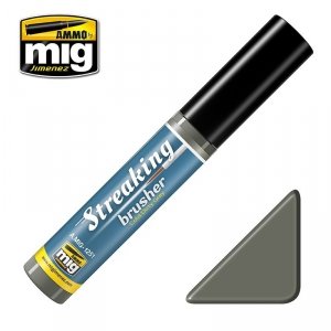 AMMO of Mig Jimenez 1251 Streaking Brusher Cold Dirty Grey