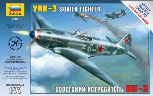 Zvezda 7301 Yak-3 Soviet Fighter (1:72)