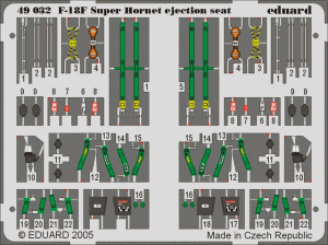 Eduard 49032 F/ A-18F ejection seat 1/48 Hasegawa