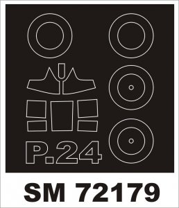Montex SM72179 PZL P-24 AZUR 1/72