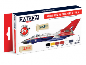 Hataka HTK-AS85 Modern Royal Air Force paint set vol. 4 6x17ml