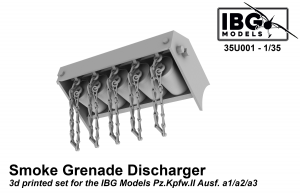 IBG 35U001 Smoke Grenade Dischargers for Pz.Kpfw.II Ausf. a1/a2/a3 1/35