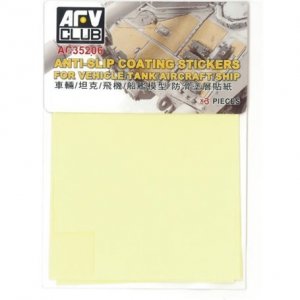 AFV Club AC35206 Anti-Slip Coation Stickers for Vehicle/Tank/Aircraft/Ship 1/35