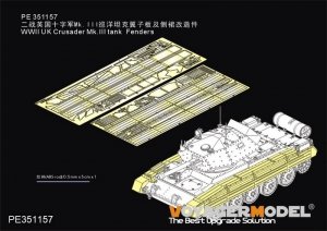 Voyager Model PE351157 WWII UK Crusader Mk.III tank Fenders (For Boder BT-012) 1/35