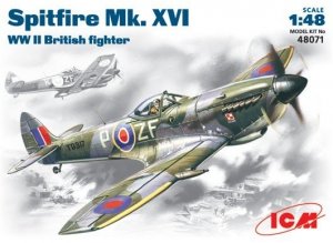ICM 48071 Spitfire Mk .XVI WWII British fighter (1:48)