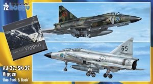 Special Hobby 72411 SAAB 37 Viggen Duo Pack & Book 1/72