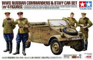 Tamiya 25153 WWII Russian Commanders & Staff Car Set (1:35)