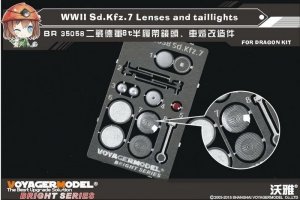 Voyager Model BR35058 WWII Sd.Kfz.7 Lenses and taillights for Dragon 1/35