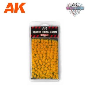 AK Interactive AK8241 ORANGE & YELLOW WARGAME TUFTS