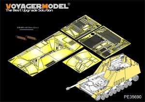 Voyager Model PE35690 WWII German Sd.Kfz.164 Nashorn Amour Plate/Fenders For DRAGON 6387 / 6165 / 6166 / 6314 1/35