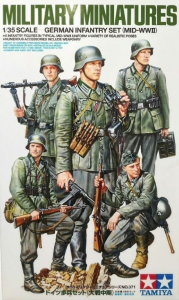 Tamiya 35371 German Infantry Set (Mid-WWII) 1/35