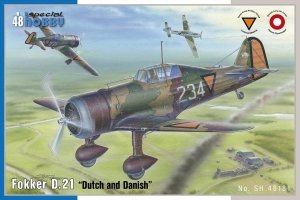 Special Hobby 48181 Fokker D.21 Dutch and Dannish 1/48