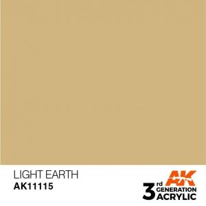 AK Interactive AK11115 LIGHT EARTH – STANDARD 17ml