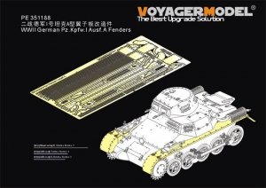 Voyager Model PE351188 WWII German Pz.Kpfw.I Ausf.A Fenders(For TAKOM 2145) 1/35