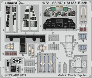 Eduard SS657 B-52H 1/72 MODELCOLLECT