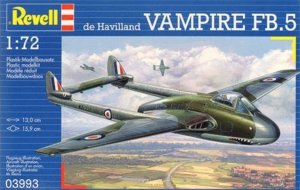 Revell 03993 De Havilland Vampire Mk.I (1:72)