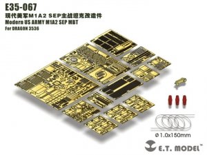 E.T. Model E35-067 Modern US ARMY M1A2 SEP MBT (For DRAGON 3536) (1:35)