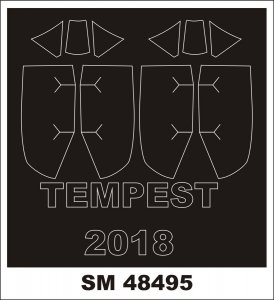 Montex SM48495 Tempest V EDUARD 1:48