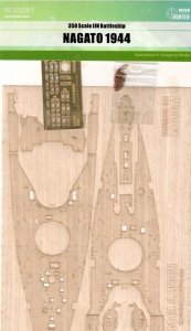 Wood Hunter W35081 IJN Battleship NAGATO 1944 (for Hasegawa 40073) 1/350