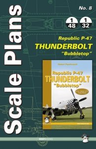 MMP Books 78463 Scale Plans No. 8 P-47 Bubbletop EN