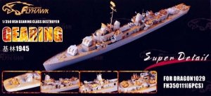 Flyhawk FH350111 USN Gearing Class Destroyer 1945 Super Detail Set (for Dragon 1029) 1/350