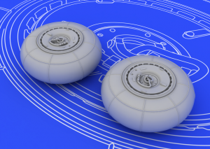 Eduard 672013 Bf 110G wheels 1/72 (EDUARD)