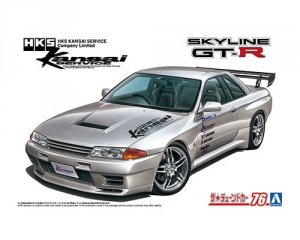 Aoshima 06453 HKS Kansai BNR32 SKYLINEGT-R '90 (NISSAN) 1/24