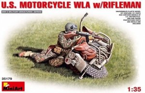 MiniArt 35179 US Motorcycle WLA w/Rifelman