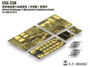 E.T. Model E35-237 British Challenger 2 Main Battle Tank(Desertised) (For TAMIYA 35274) (1:35)