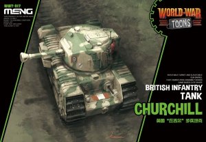 Meng Model WWT-017 World War Toons Churchill British Infantry Tank