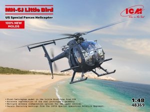 ICM 48369 MH-6J Little Bird, US Special Forces Helicopter (100% new moulds) 1/48