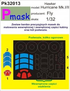 P-Mask PK32013 HAWKER HURRICANE MK.I/II (FLY) (1:32)