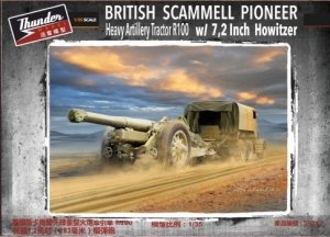 Thunder Model 35212 British Scammell Pioneer Heavy Artillery Tractor R100 w/ 7,2 Inch Howitzer 1/35