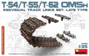 MiniArt 37048 T-54,T-55,T-62 OMSh INDIVIDUAL TRACK LINKS SET. LATE TYPE (1:35)