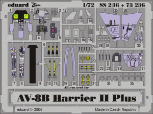 Eduard SS236 AV-8B Plus 1/72 HASEGAWA