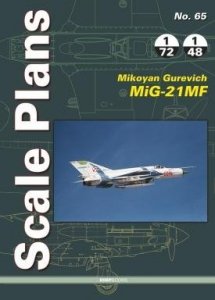 MMP Books 49074 Scale Plans No. 65 Mikoyan Gurevich MiG-21MF EN