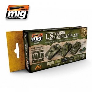 AMMO of Mig Jimenez 7119 WARGAME US ARMOR SET