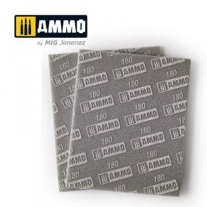 Ammo of Mig 8556 Sanding Sponge Sheet 180 gąbka ścierna