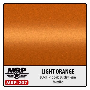 MR. Paint MRP-207 LIGHT ORANGE F-16 2x30ml