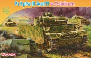 Dragon 7323 Pz.Kpfw.III Ausf.M w/Schurzen (1:72)